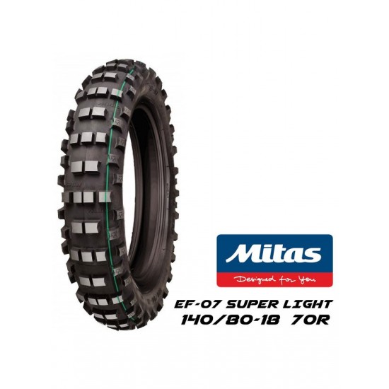 гума 140/80-18 70R TT Mitas EF-07 Super light