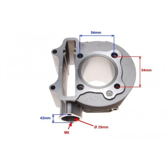 цилиндър к-т китайски скутер 4Т GY6-125 - 52.40mm