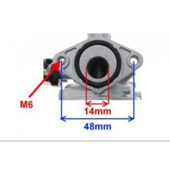 карбуратор Honda PZ14  50cc  - 15mm